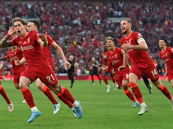 Article image:Six Liverpool players named in the FA Cup Fans’ Team of the Season after the Reds lifted the trophy for the eighth time