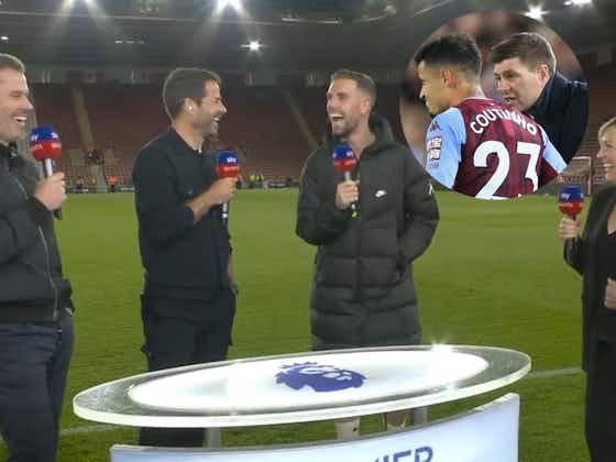 Article image:(Video) ‘I might do’ – Henderson says he may give ex-Liverpool teammate at Aston Villa a call ahead of title-deciding Man City clash