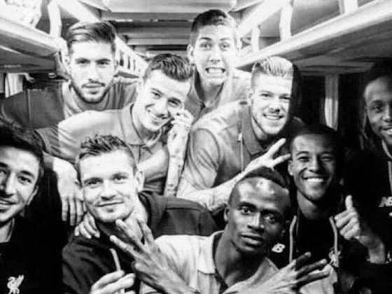 Article image:(Photo) Only one Red remains from old Liverpool team bus snap that shows how far Klopp’s men have come