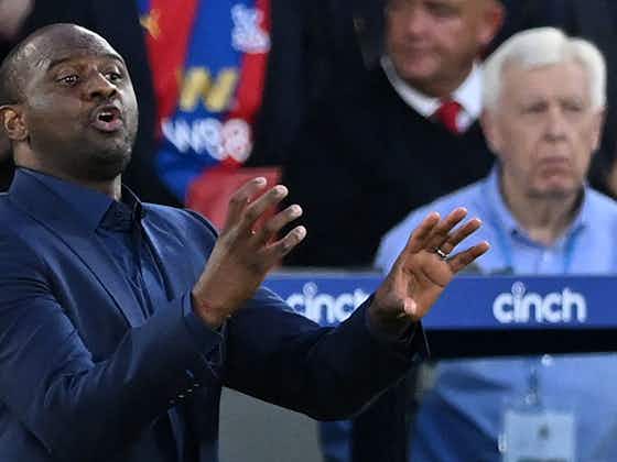 Article image:Patrick Vieira provides an injury update on four Crystal Palace players ahead of the first Anfield game of the season