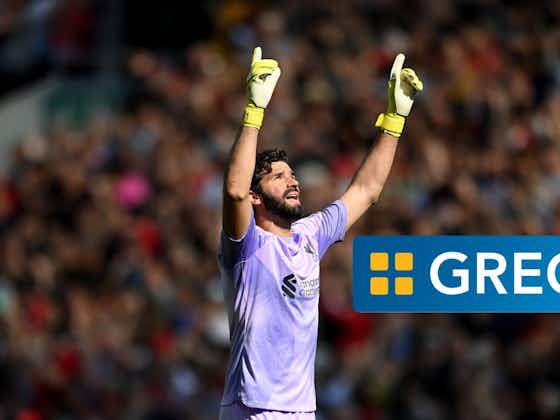 Article image:‘Absolutely lost without it’ – Greggs hilariously compares Alisson to popular breakfast menu item
