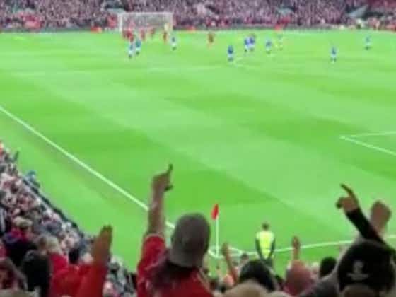 Article image:(Video) Anfield erupts into rendition of Mo Salah’s song after his Rangers penalty