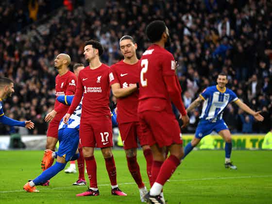 Article image:Liverpool hit with fresh concern more worrying than set piece struggles in wake of Brighton defeat