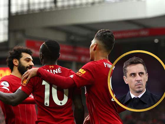Article image:Neville names Liverpool trio ‘the best’ and asks ‘how can Liverpool get better?’