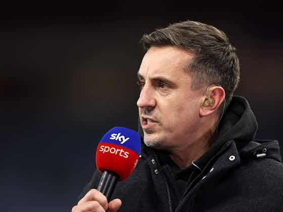 Artikelbild:Gary Neville critical of Liverpool duo who ‘need to get a grip’ in Merseyside derby