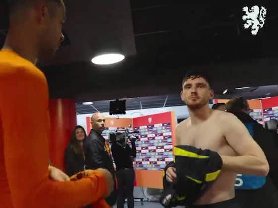 Article image:(Video) Watch what Robertson and Gakpo did after Netherlands thrashed Scotland