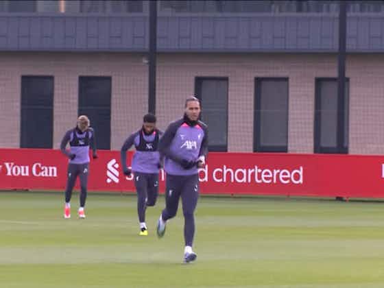 Artikelbild:(Video) Strange thing in Liverpool training that happened for first time ‘virtually all season’