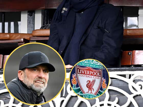 Article image:(Photos) Former Real Madrid manager snapped multiple times watching Liverpool at Craven Cottage