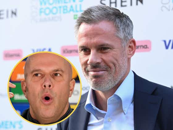 Article image:Carragher drops totally honest Arne Slot claim amid Liverpool talks