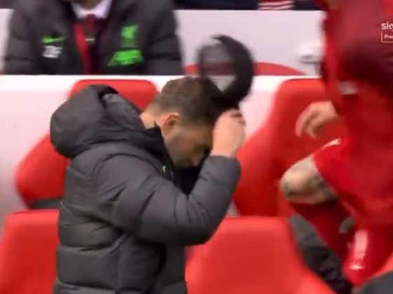 Article image:(Video) Watch what Darwin Nunez did on Liverpool bench immediately after Jones miss
