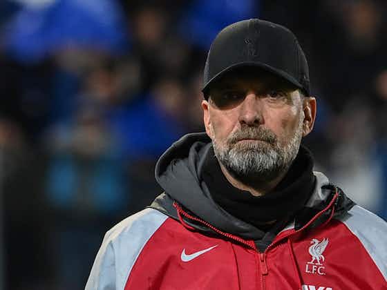 Article image:Worrying Liverpool trend has emerged from Atalanta win; Klopp will be tearing his hair out