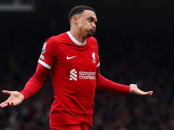 Article image:(Video) Watch hilarious thing Trent Alexander-Arnold did immediately after free-kick stunner