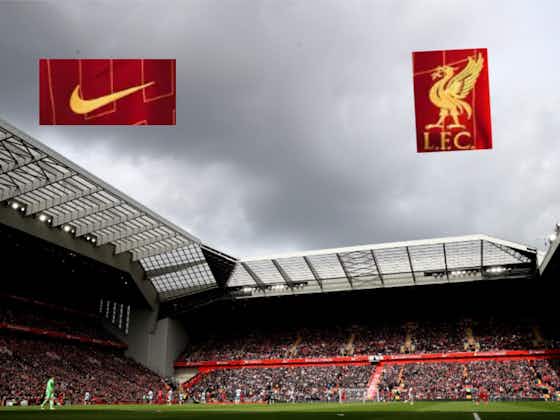 Imagen del artículo:(Image) Updated version of what could be Nike’s final Liverpool home kit leaked online