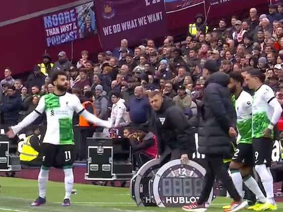 Article image:(Video) Liverpool fans will squirm at footage of Salah and Klopp’s heated touchline exchange