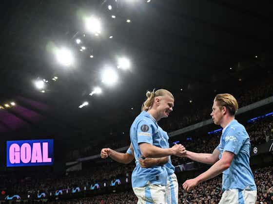 Article image:Pep Guardiola provides an update on Erling Haaland and Kevin De Bruyne’s status ahead of Chelsea clash