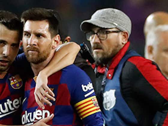 Article image:Jordi Alba hails Barcelona match winner Lionel Messi after Levante victory