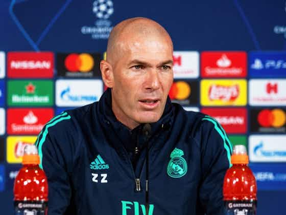 Article image:Real Madrid boss Zinedine Zidane ahead of Inter trip: “We know we are going to suffer”