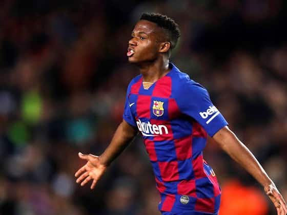 Article image:Barcelona star Ansu Fati: “My teammates make it easier for me to score”