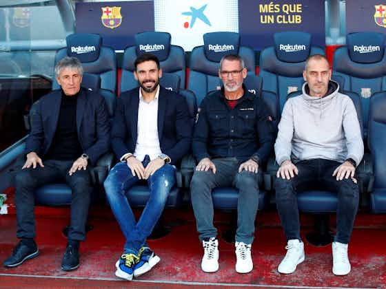 Article image:Quique Setien’s staff finally leave Barcelona: “It is evident that the club is going through a worrying situation”