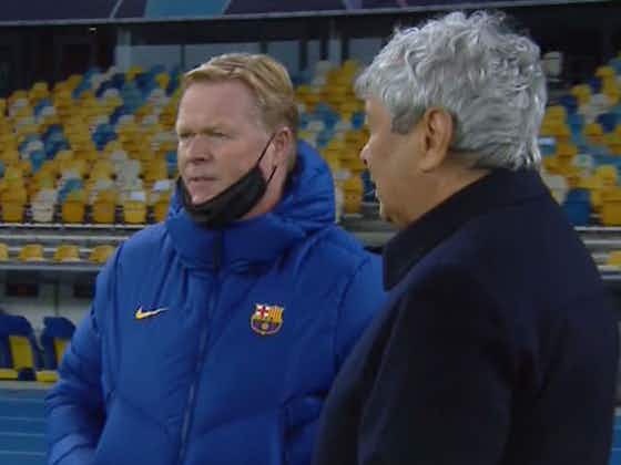 Article image:Ronald Koeman tells Dynamo Kyiv coach that Gerard Pique could be out for “four or five months”