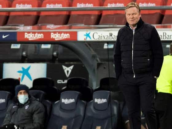 Article image:Ronald Koeman admits Barcelona needs their rivals to slip up in La Liga title race