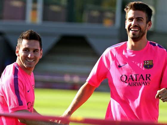 Article image:Gerard Pique confident over Lionel Messi’s Barcelona return