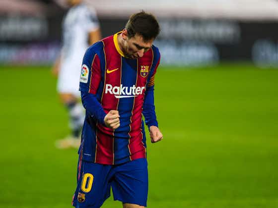 Article image:Lionel Messi rescues Barcelona in 1-0 Levante win