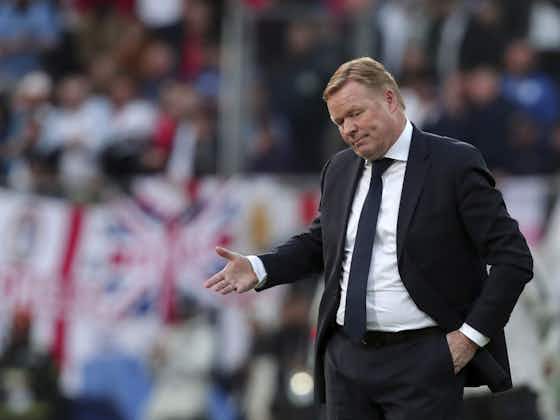 Article image:Joan Laporta full of praise for Ronald Koeman after today’s meeting