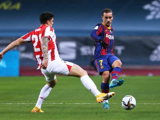 Article image:Watch: Antoine Griezmann puts Barcelona in front against Athletic Bilbao