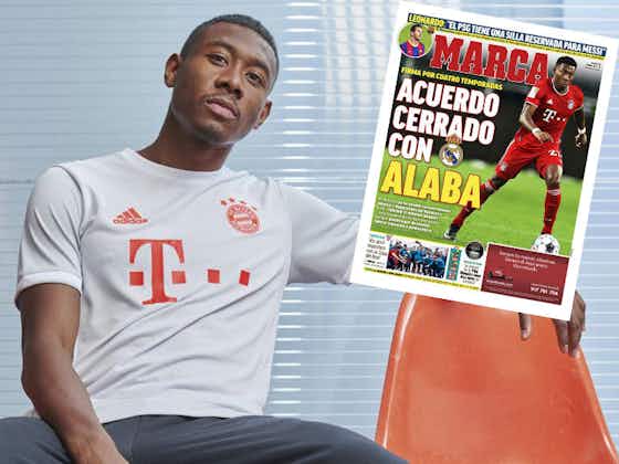 Article image:Marca claim David Alaba has signed a pre-contract agreement with Real Madrid