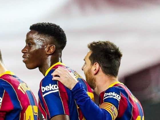Article image:Illaix Moriba and Lionel Messi: From a fan posing in a photo to a partner delivering assists