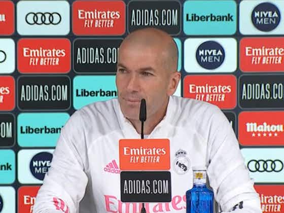 Article image:Zinedine Zidane: “We’ve regained confidence and that can be seen on the pitch”