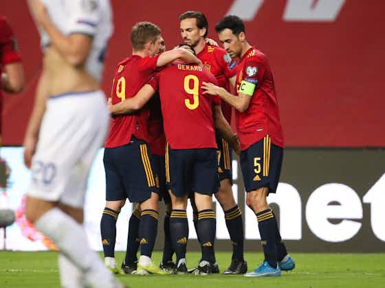 Article image:Watch: Moreno settles Spanish nerves by scoring with virtually his first touch against Kosovo