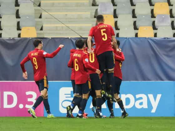 Article image:Captain Cucurella instrumental as La Rojita beat Slovenia 3-0 at Euro U21