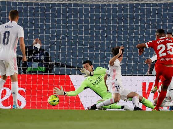 Article image:WATCH: Fernando puts Sevilla 1-0 up at half time at Real Madrid