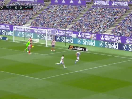Article image:Watch: Oscar Plano gives Real Valladolid a shock lead against Atletico Madrid