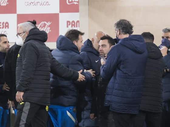 Article image:Xavi and Unai Emery play down talk of rift after Barcelona’s tense victory over Villarreal