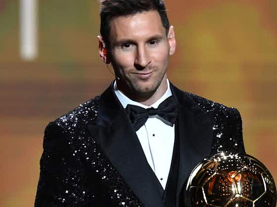 Article image:Lionel Messi wins Ballon d’Or as Pedri claims Kopa Trophy