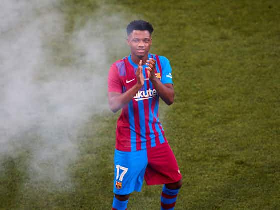 Article image:Barcelona are going to err on the side of caution in helping Ansu Fati return from injury