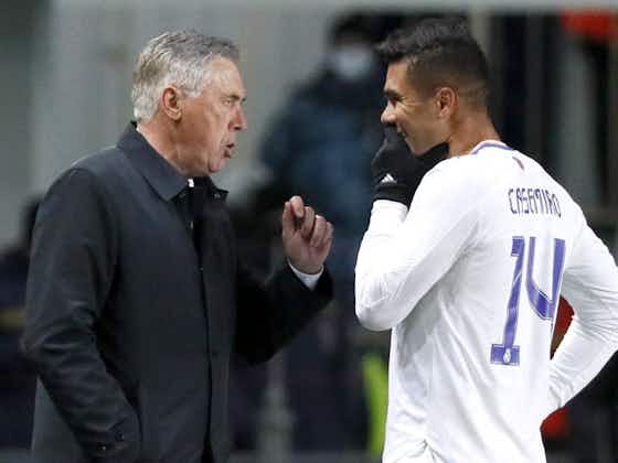 Article image:Carlo Ancelotti believes that Casemiro is a unique player in world football