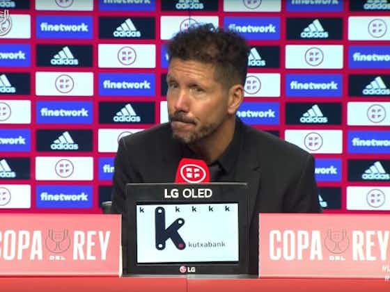 Article image:Diego Simeone insists he’s confident Atletico Madrid can turn their poor form around