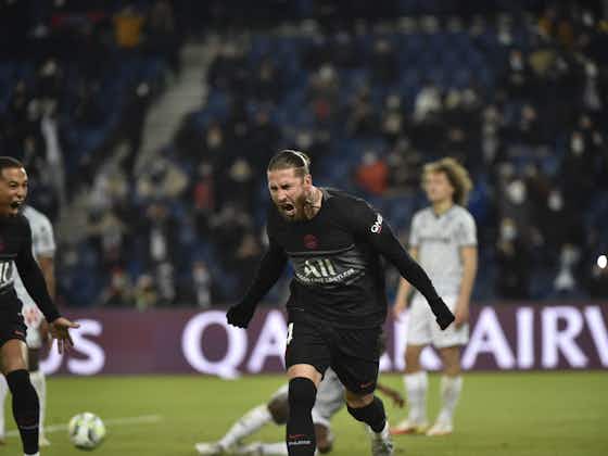Article image:Sergio Ramos will hope his Paris Saint-Germain career catches fire after scoring his first goal