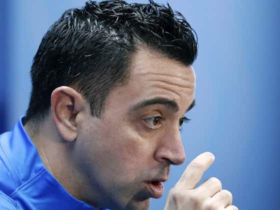 Article image:Xavi says Barcelona have no choice but to continue believing in their project
