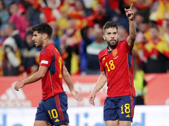 Article image:Jordi Alba grateful for Luis Enrique trust with Spain start