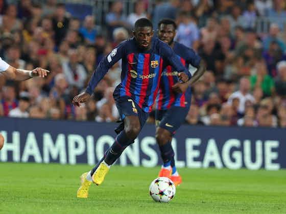 Article image:Barcelona being prudent in Ousmane Dembele’s recovery to avoid further injuries