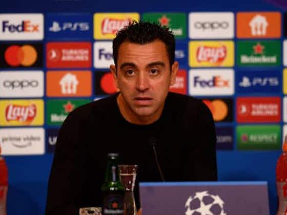 Article image:Xavi Hernandez worried about Inter defeat as he explains tactical issues