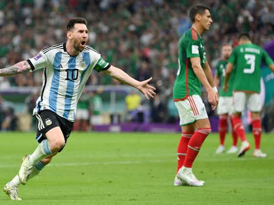 Article image:Lionel Messi issues World Cup rallying call to Argentina after Mexico win