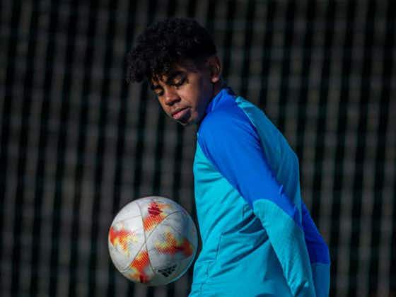 Article image:Lamine Yamal: 15-year-old wonderkid training with Barcelona’s first team
