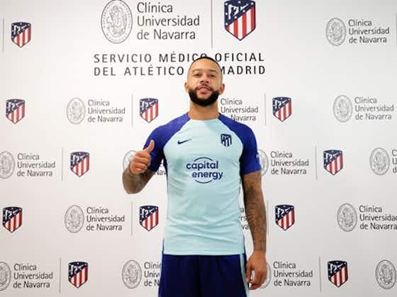 Article image:Diego Simeone still unconvinced by Memphis Depay