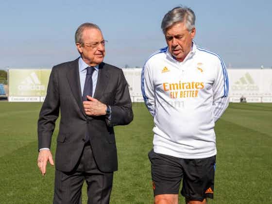 Article image:Florentino Perez and Carlo Ancelotti clashing over Harry Kane signing, Kylian Mbappe also a deciding factor